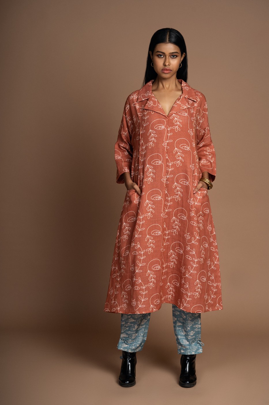 Limore — Face Print Kurta
