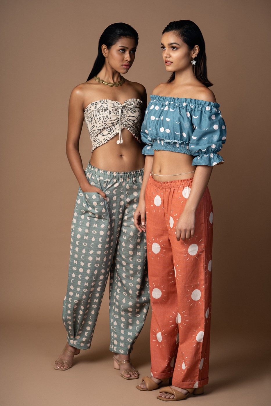Limore — Printed Pants Duo