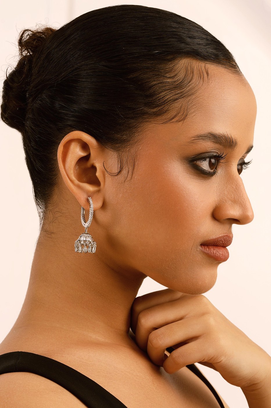 Diamanté — Jhumka Hoop