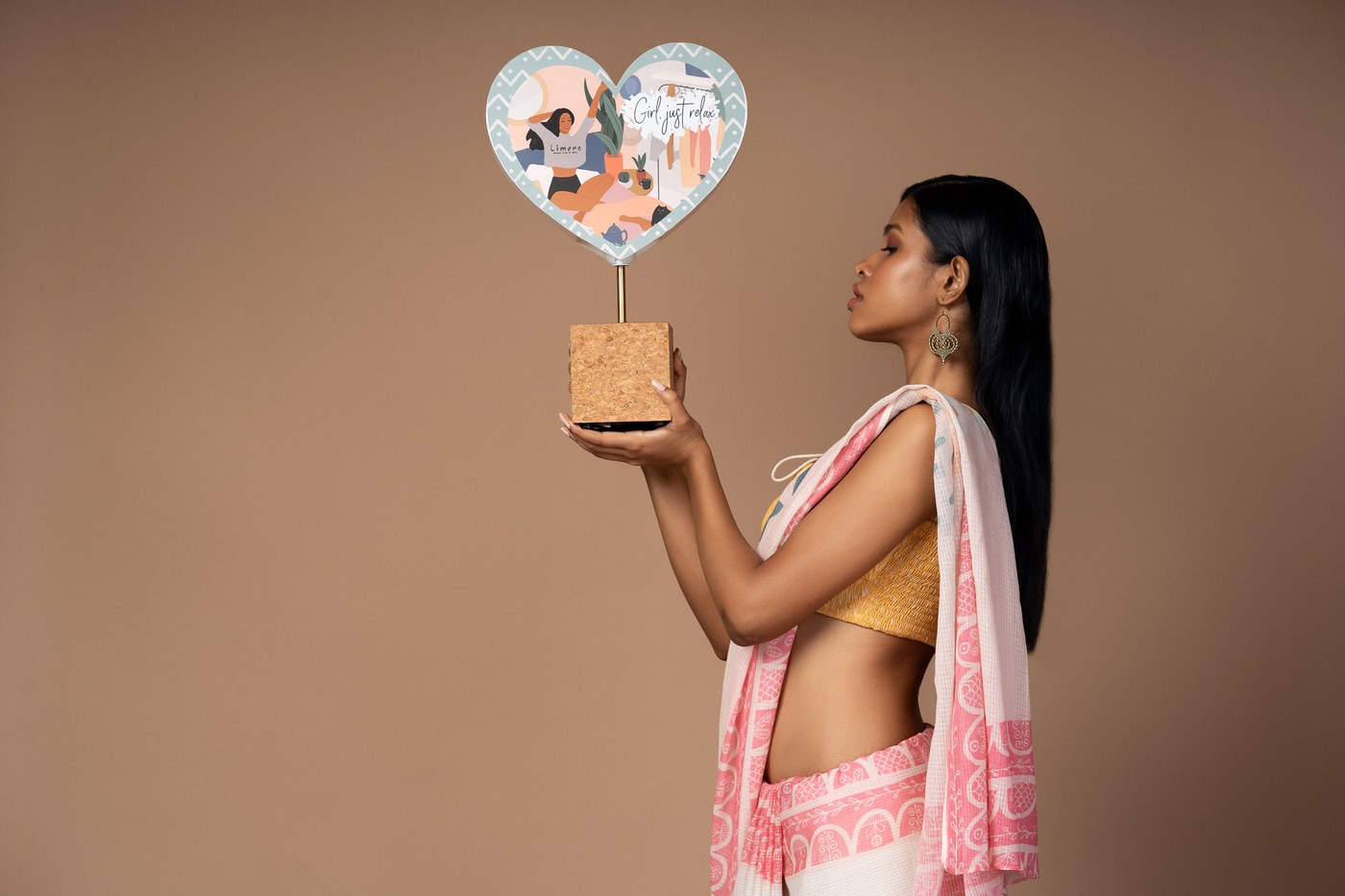 Limore — Heart Prop Saree
